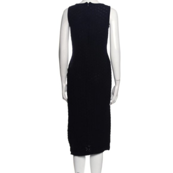 ST. JOHN Scoop Neck Midi Length Dress - Picture 3 of 5